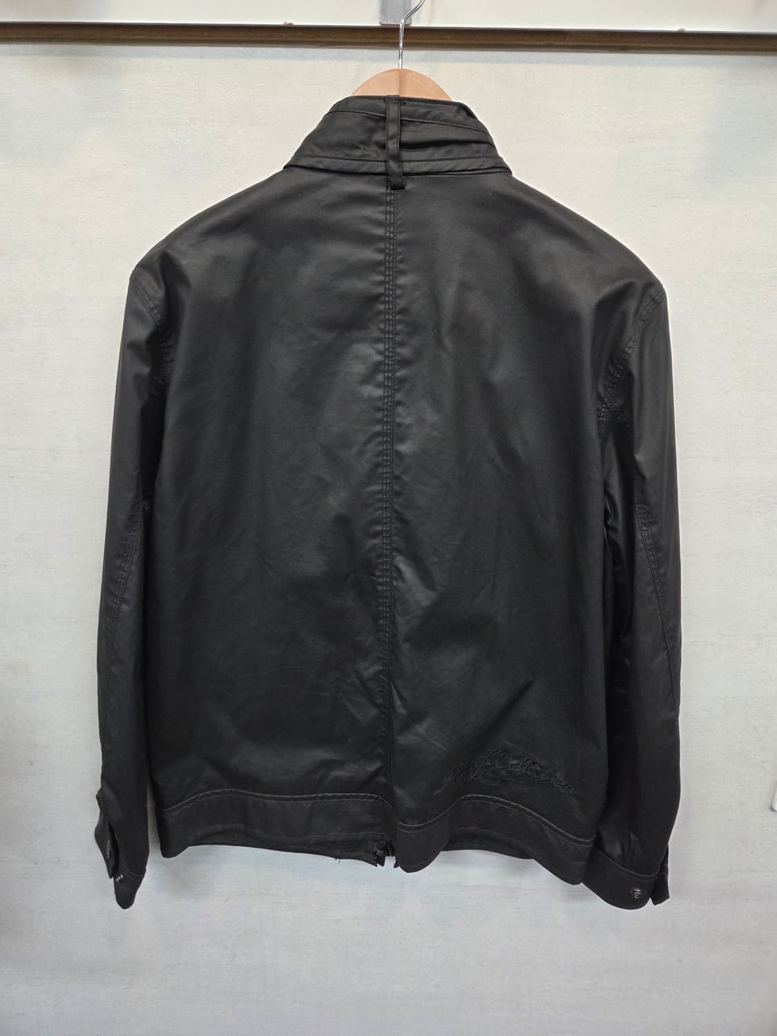 푸부 싸인 자수로고 레이싱 라이더 레인 코팅 자켓 m L 상품이미지2