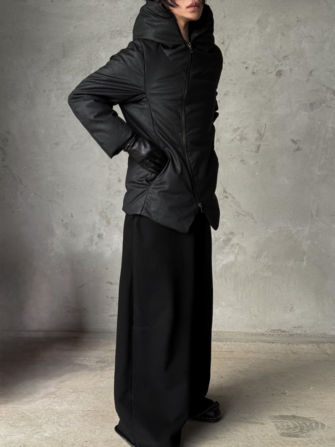 Masnada 패디드 후드 자켓 상품이미지3