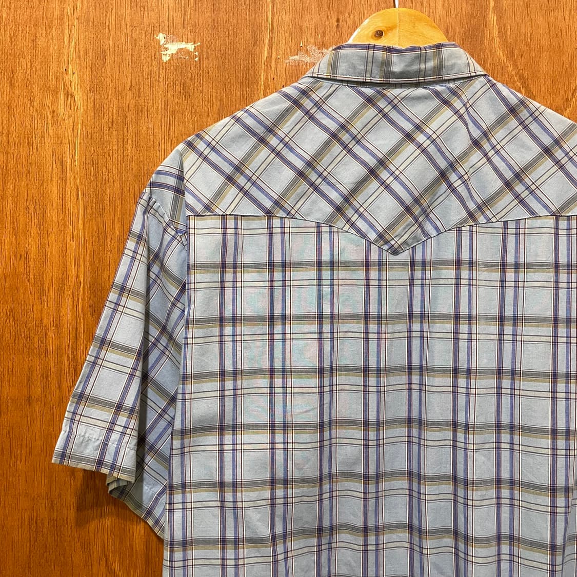 (XL) Wrangler 랭글러 체크 웨스턴 반팔 셔츠 상품이미지5