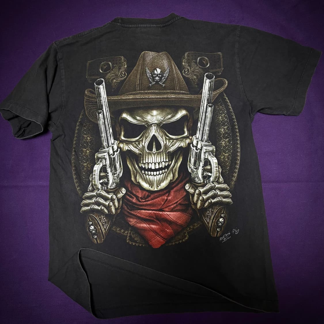 00s Rob S. Orange “Gunslinger Skull” Tee 상품이미지7