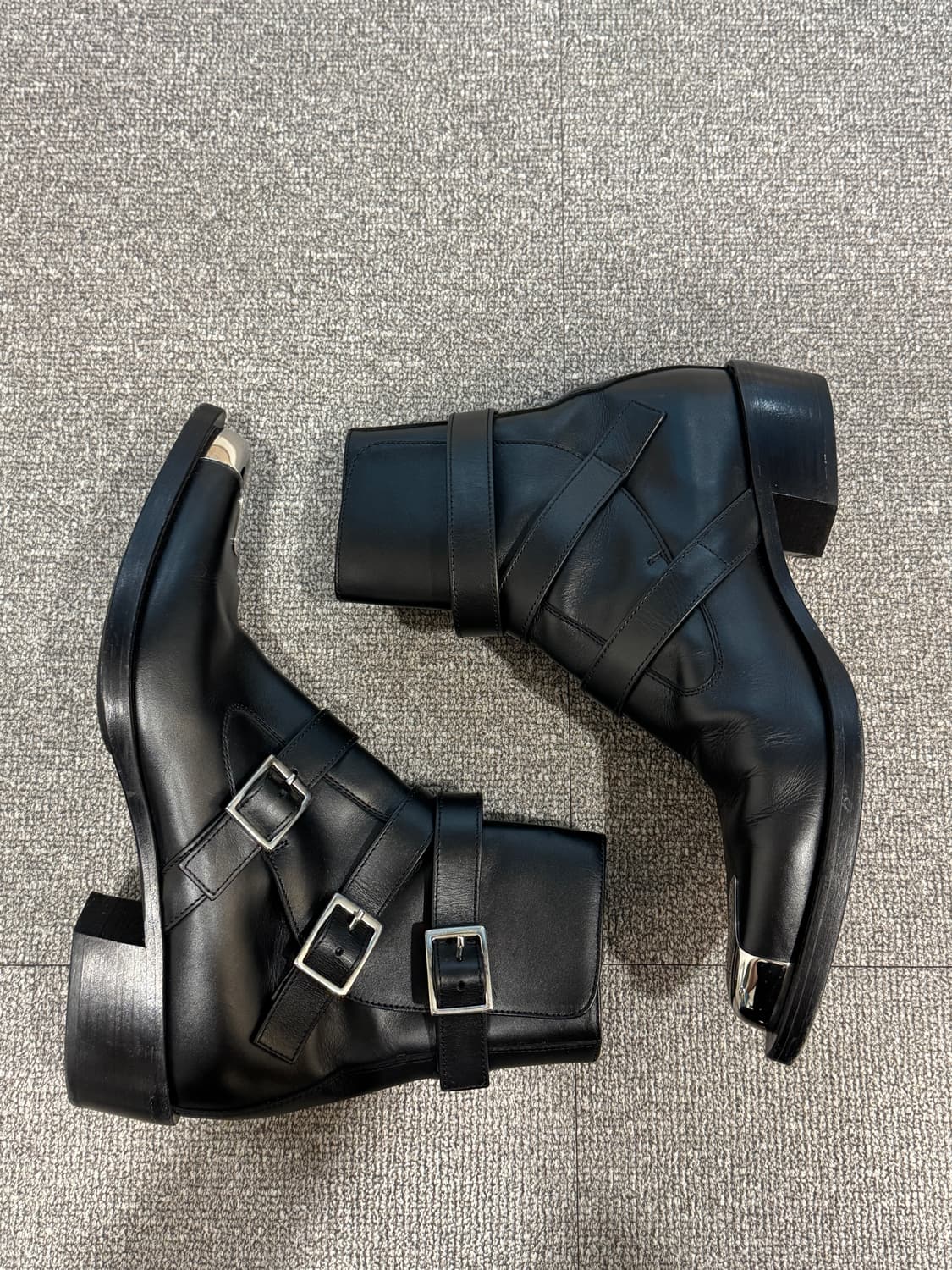 알렉산더 맥퀸 펑크 하네스 스틸토 부츠 42 상품이미지6