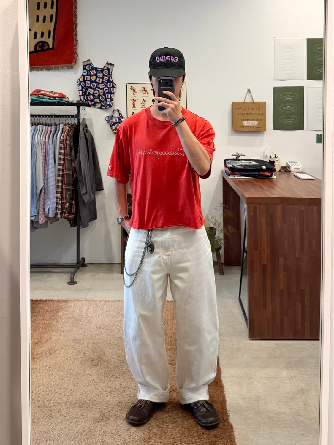00s Champion 챔피온 컷오프 반팔 티셔츠 상품이미지2