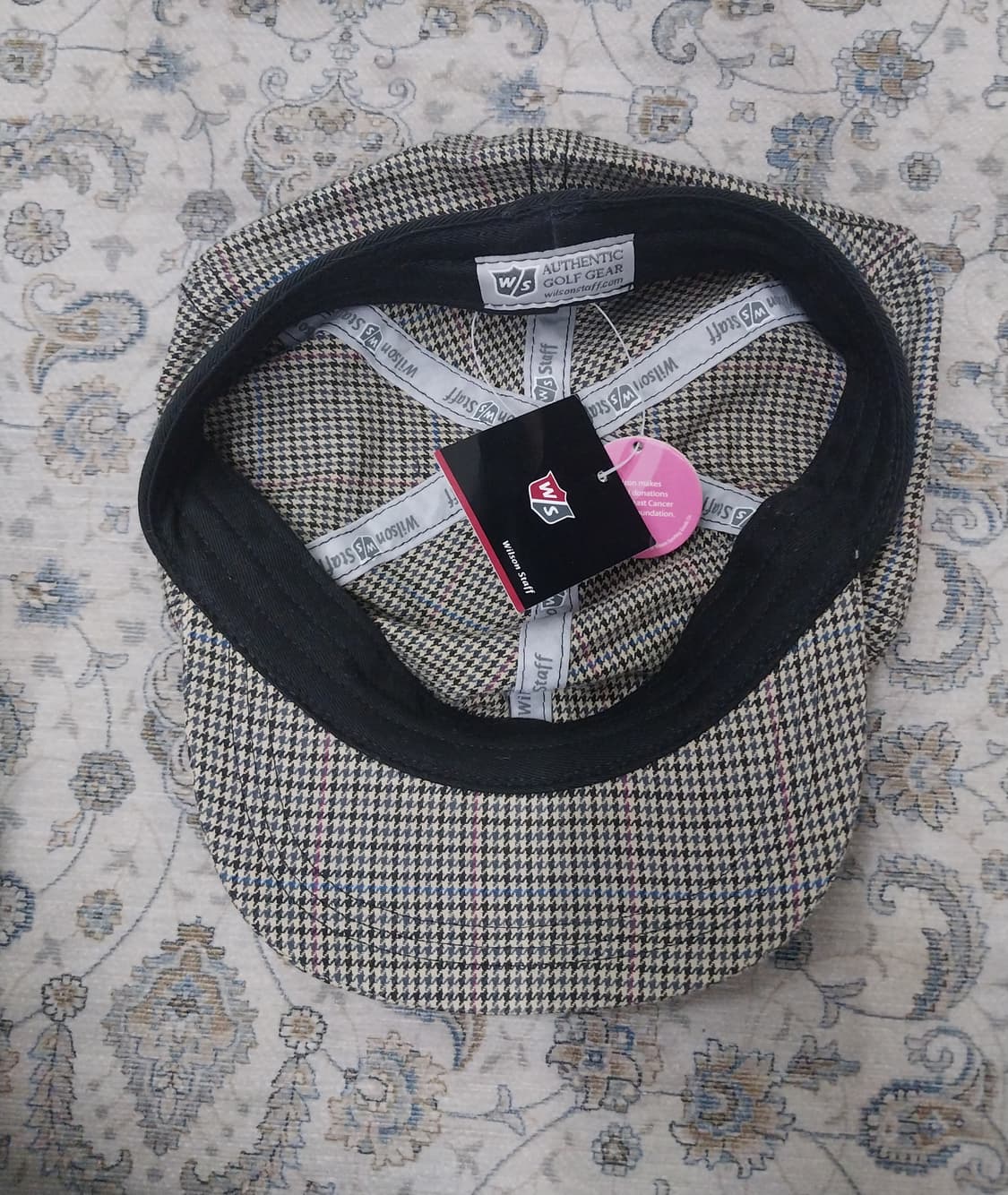 (새상품) 윌슨 골프 헤링본 체크 헌팅캡 모자 상품이미지6