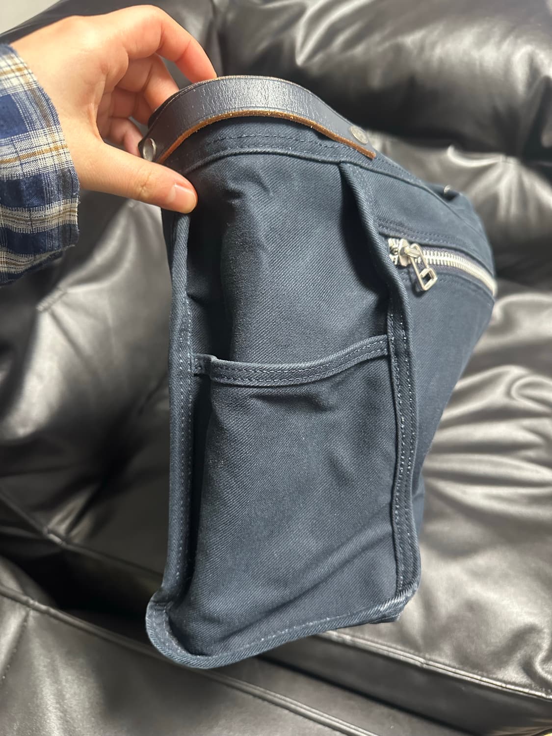 요시다 포터 캔버스 토트백 네이비 상품이미지5