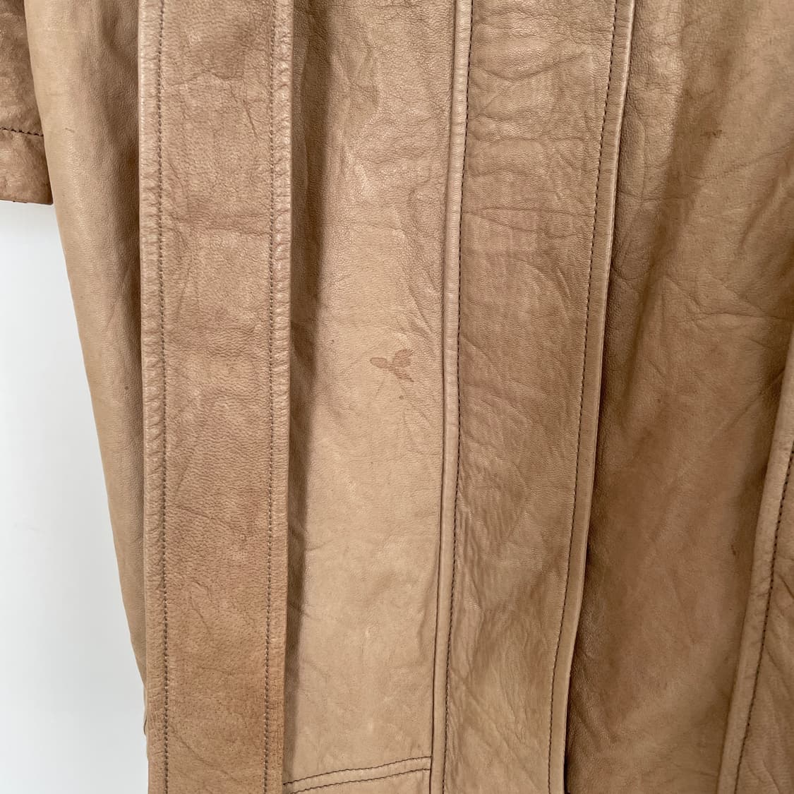 크리스찬 디올 양가죽 브라운 벨티드 견장 롱 코트 상품이미지7