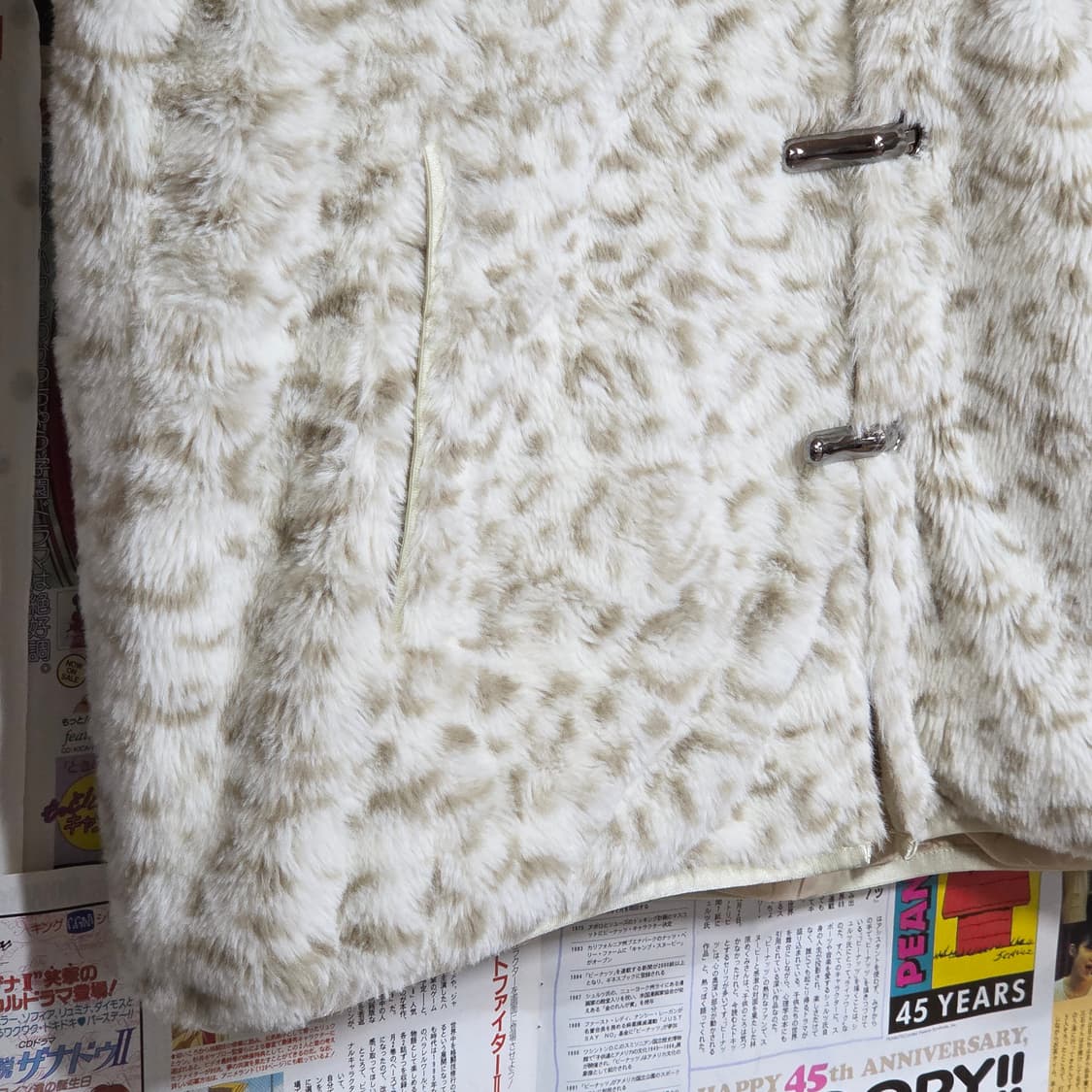 JPN 레오파드 에코 퍼 버클 베스트 상품이미지5