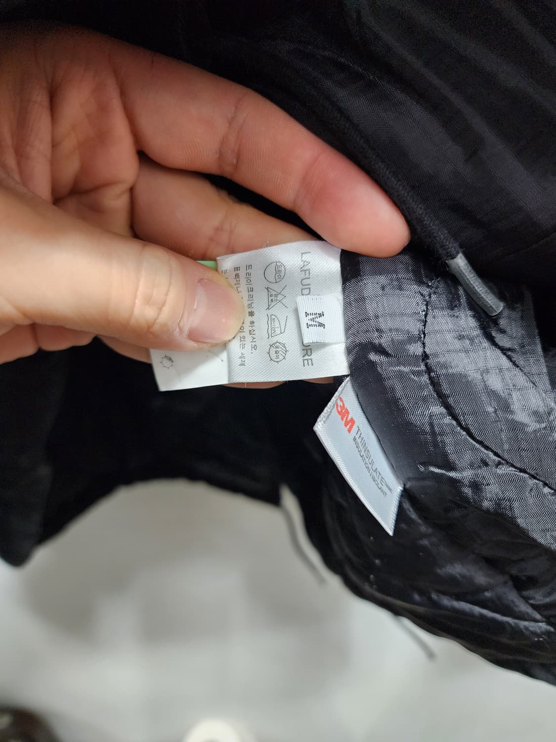 라퍼지스토어 누빔 3m 개파카 피쉬테일 크롭 파카 상품이미지6