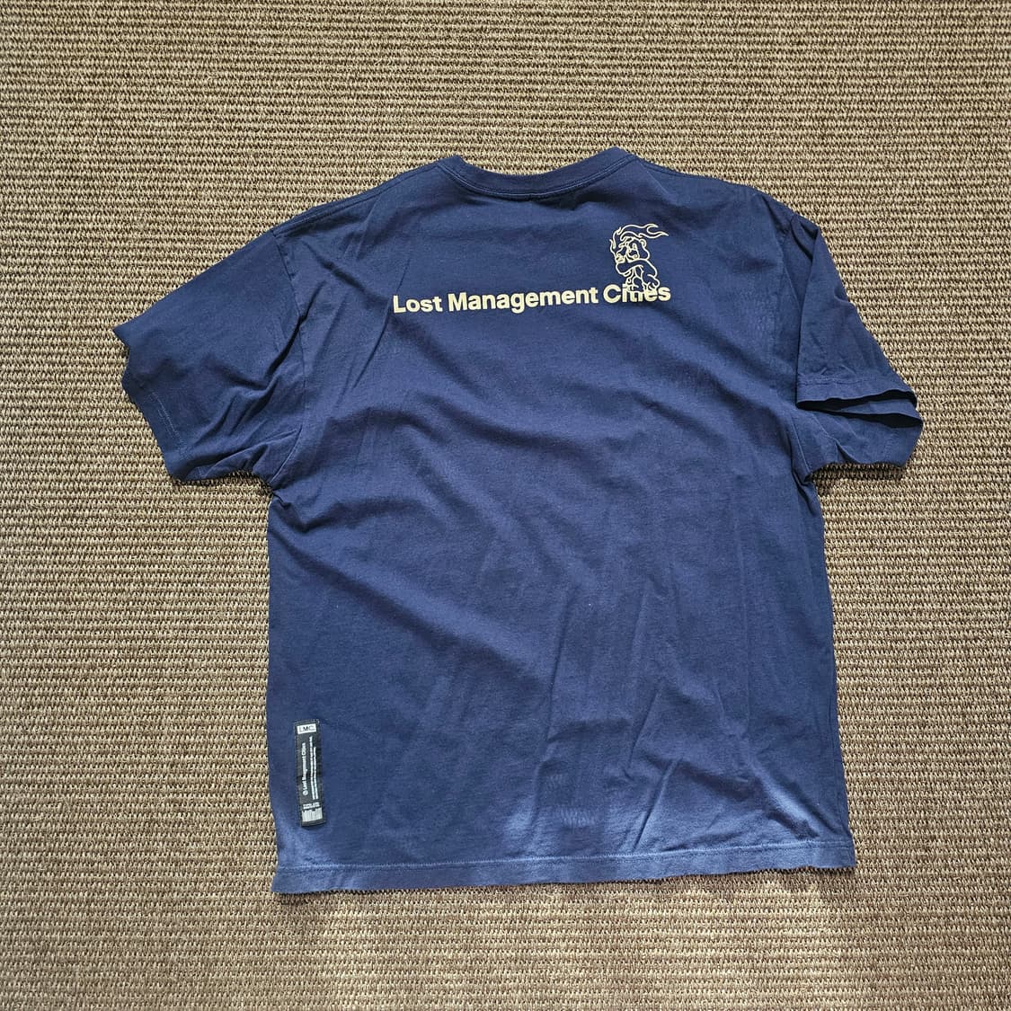 LMC 베어 프린팅 네이비 반팔 XL 상품이미지2