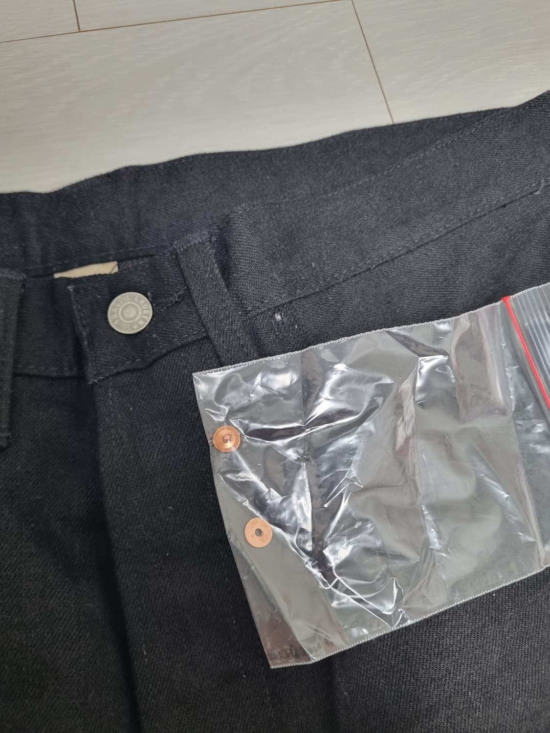 34/32 RRL 빈티지 파이브포켓  블랙온블랙 블온블 상품이미지6