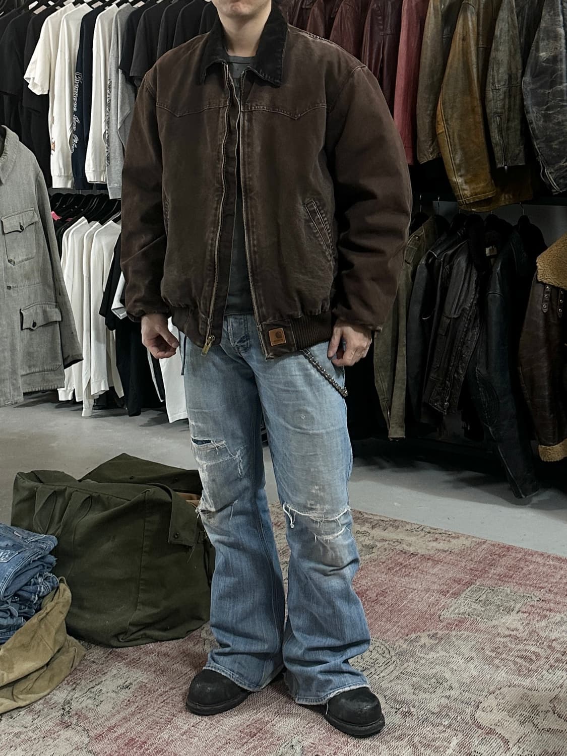 OG 칼하트 J14 산타페 자켓 칼하트 DKB 디트로이트 상품이미지2