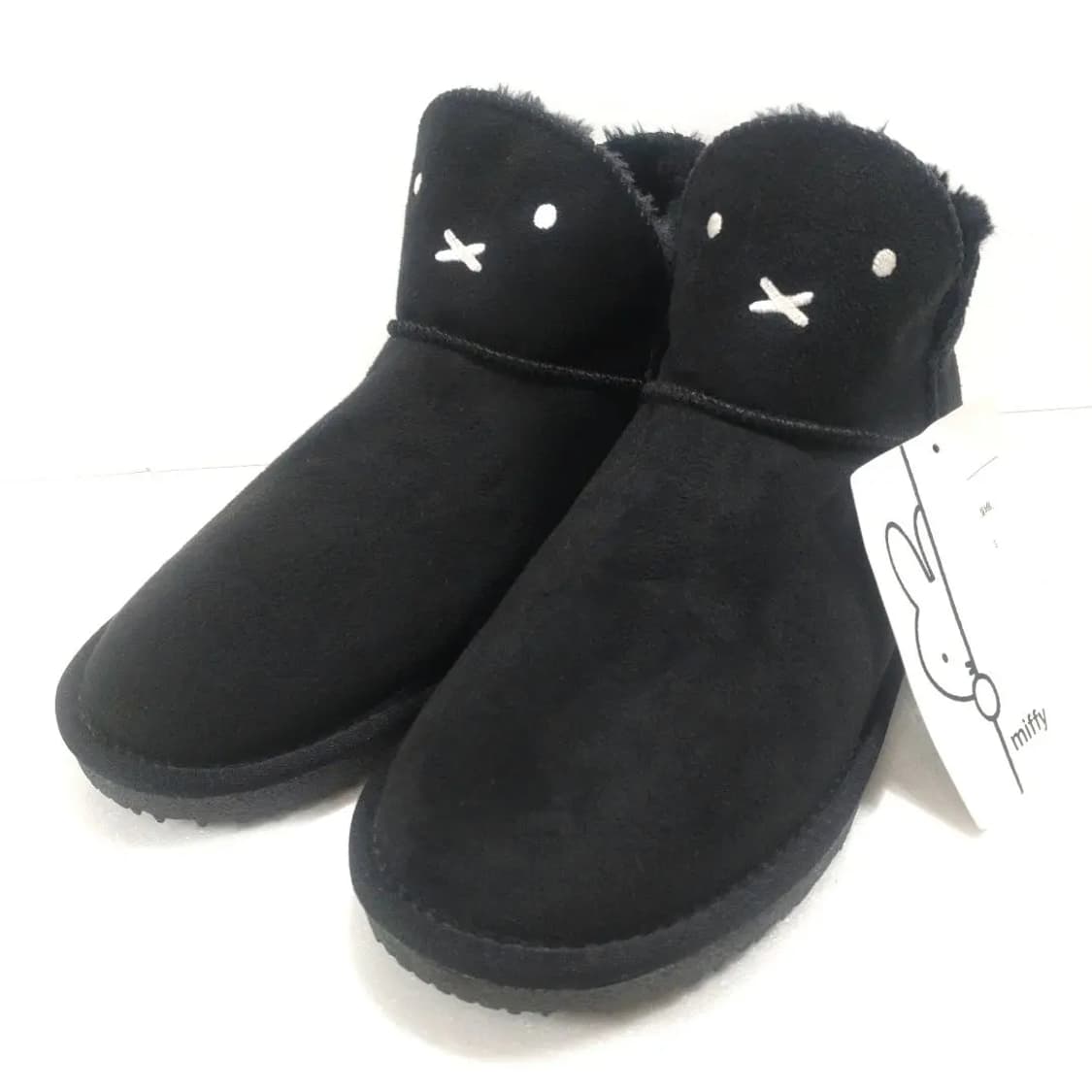 미피 Miffy 검정색 털 부츠 방한부츠 미피어그 L 240 새상품 상품이미지1