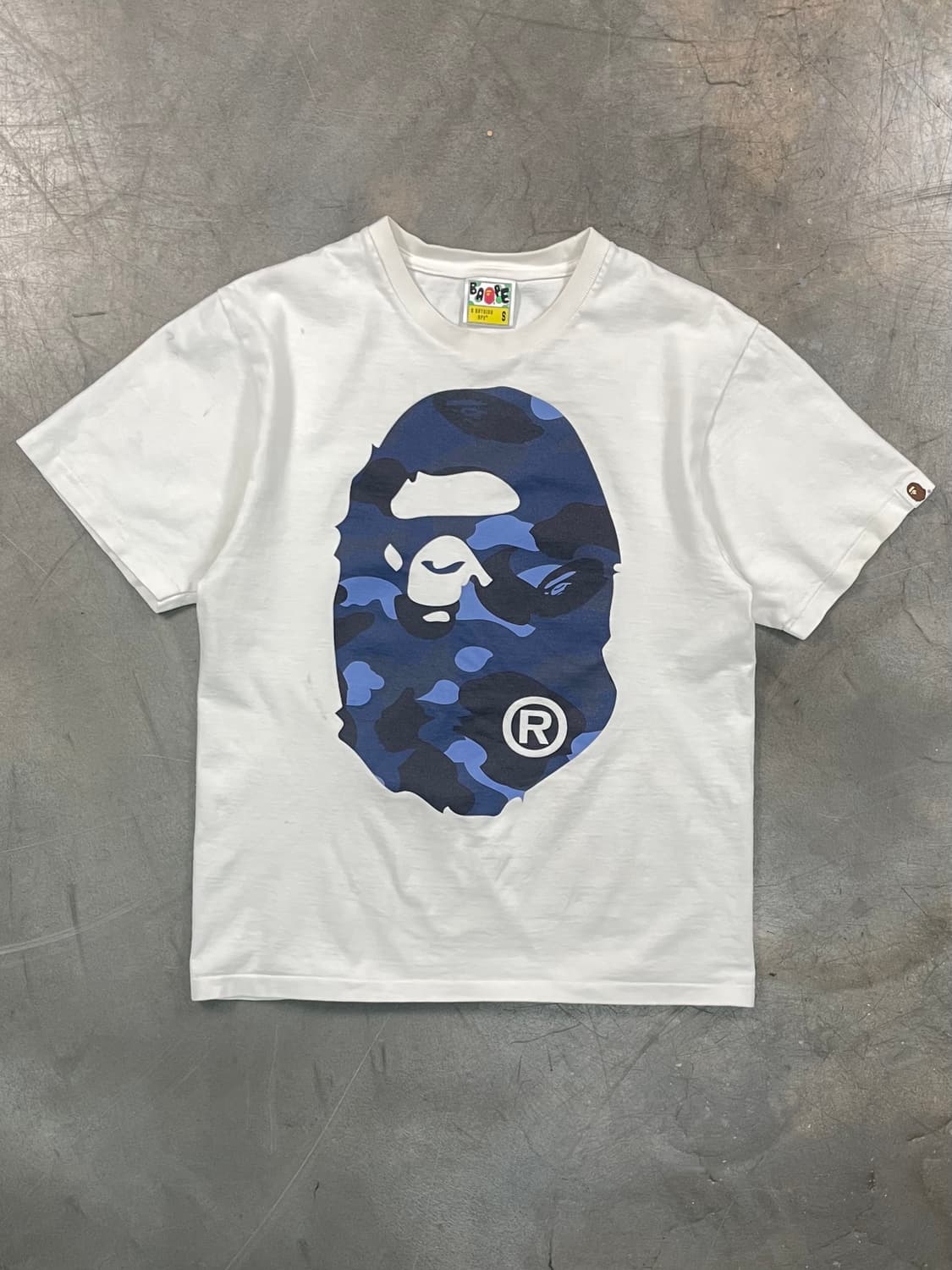베이프 카모 빅 사루 반팔 티셔츠 상품이미지1
