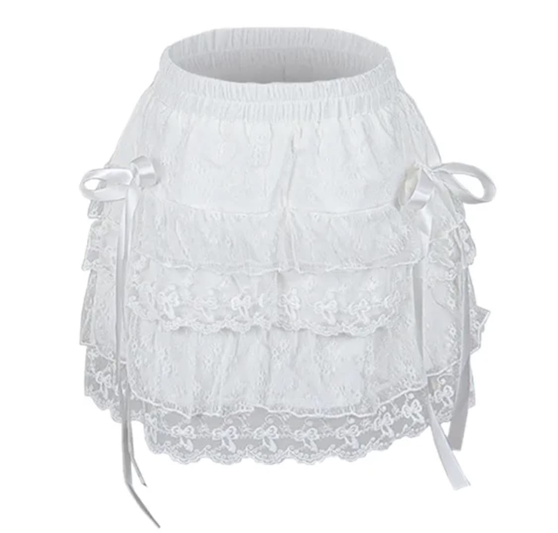 히메갸루 레이스 스커트 상품이미지1