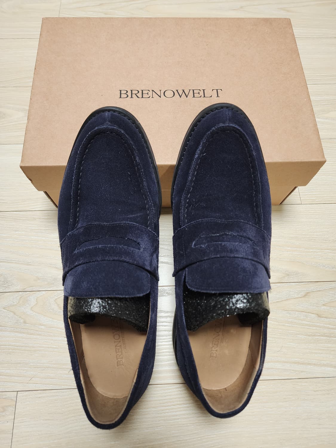 Y팁 스웨이드 네이비 페니로퍼 270(무료배송) 상품이미지6