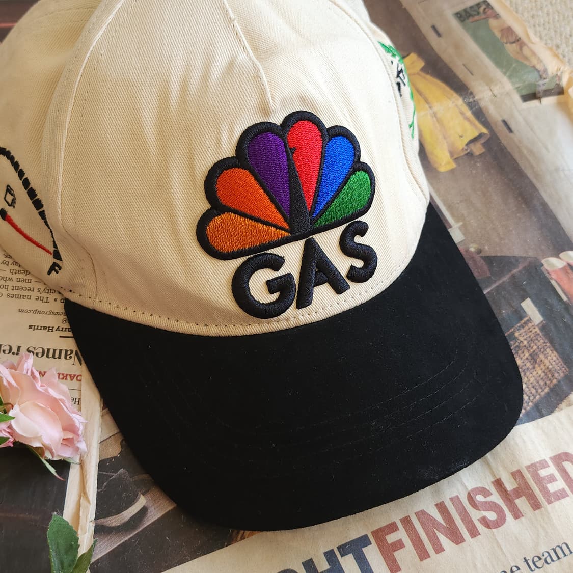 빈티지 모자 트러커 캡모자 트러커 캡 gas 모자 스마일 F 상품이미지2
