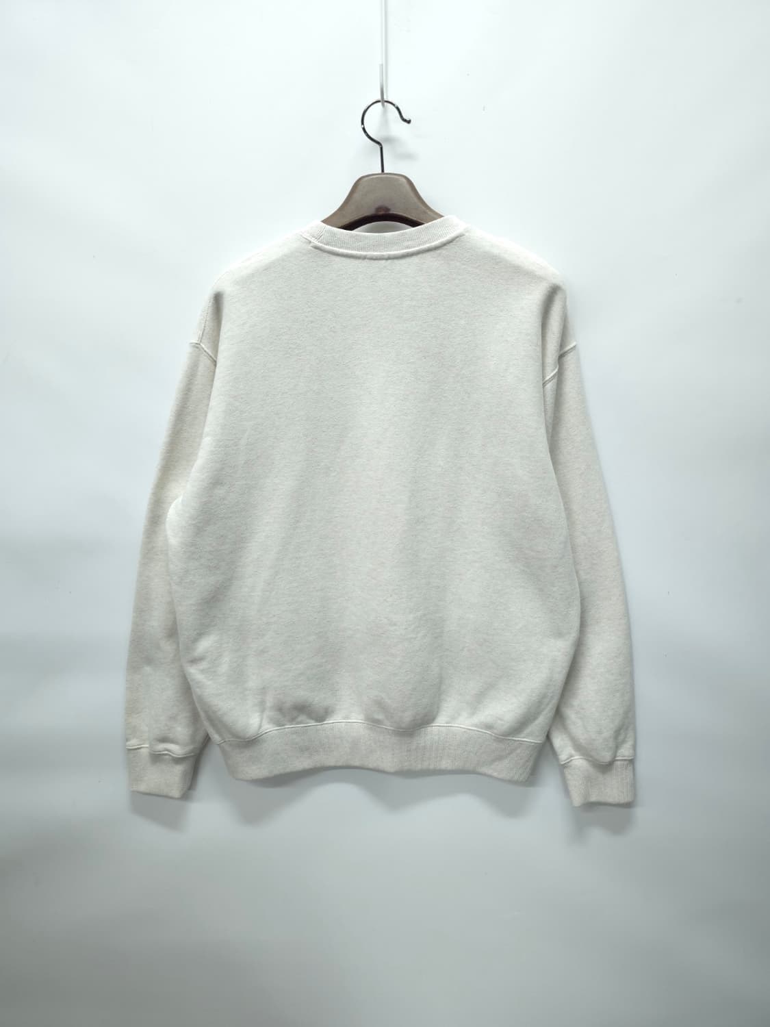 커버낫 그린자수 로고 맨투맨 오트밀 (105~110) 상품이미지10