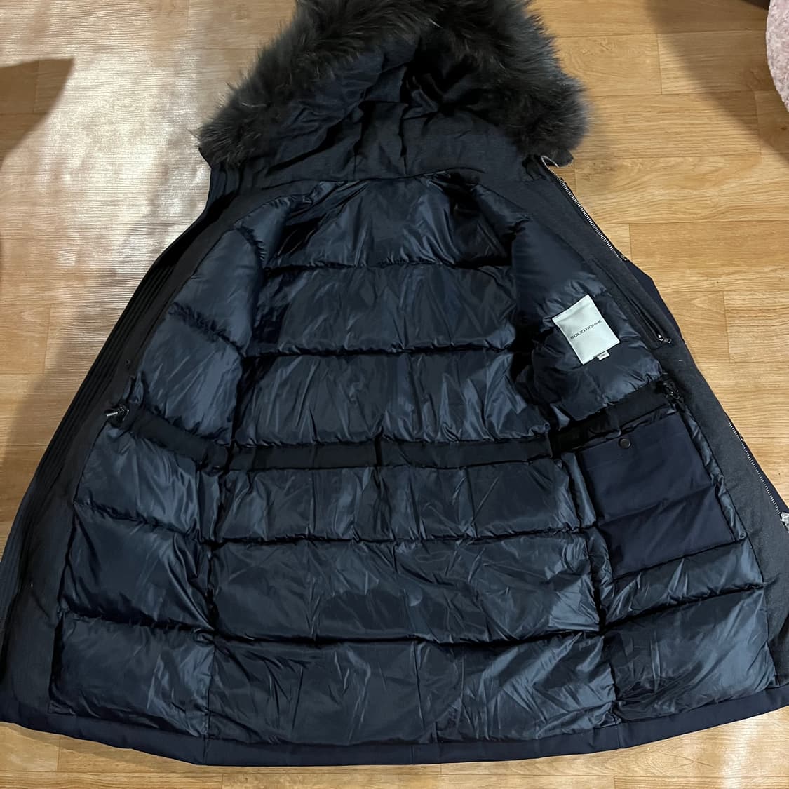 [95] 솔리드옴므 라쿤퍼 구스파카 상품이미지7