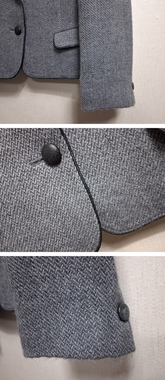 Chalet Blanc 일본빈티지 여성 순모모직숏쟈켓 여성55 상품이미지5