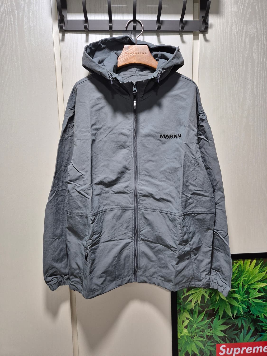 (타임세일)(새상품)MARKM 바람막이 셋업 차콜그레이 상품이미지2