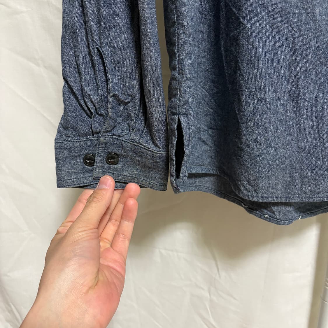 디키즈 샴브레이 워크셔츠 / 블루, XL 상품이미지5