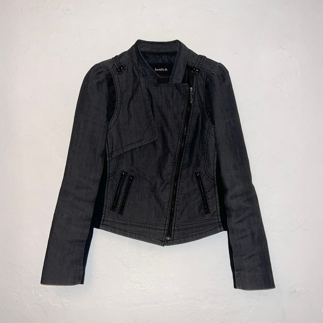BANILA B 데님 니트 라이더 자켓 / Women 상품이미지1