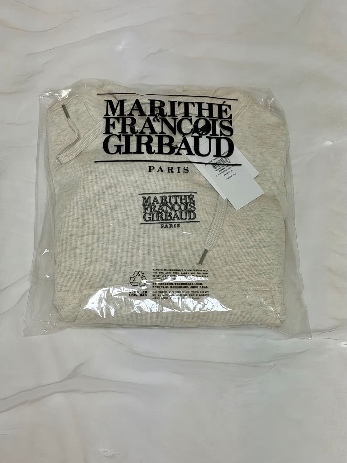 [미 시착 새 상품] 마리떼 크롭 후드티 s 상품이미지4