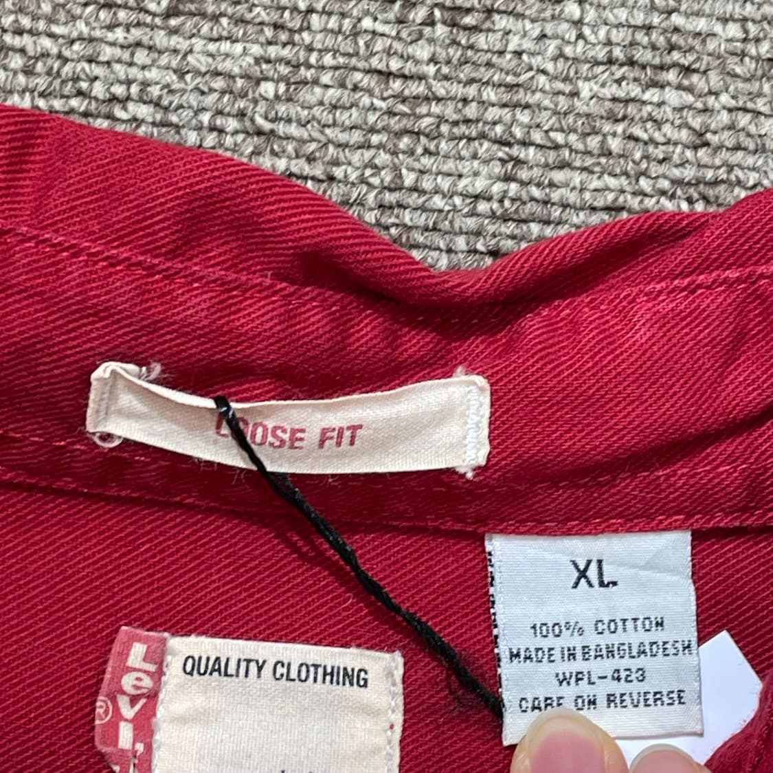 (XL) Levi's 리바이스 코튼 워크 셔츠 루즈 핏 상품이미지4