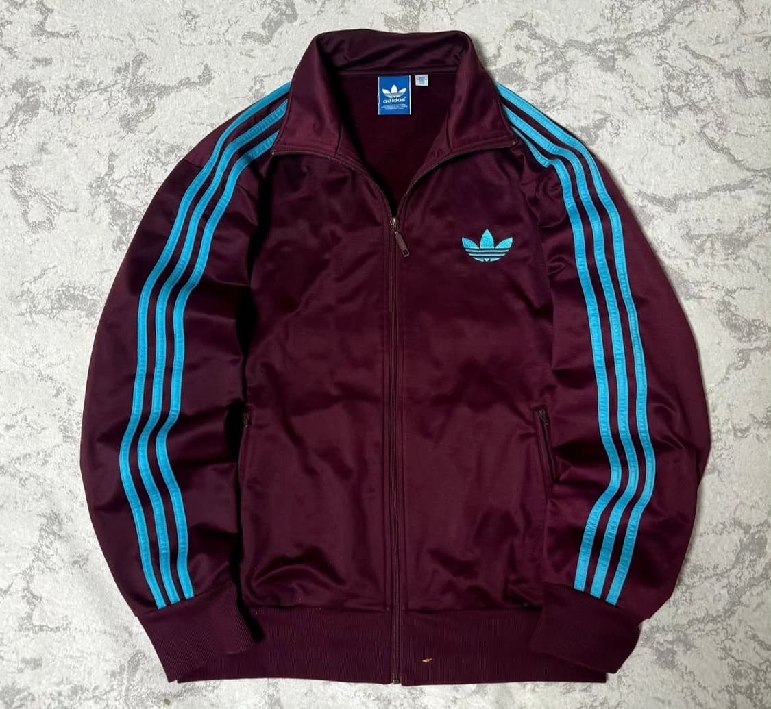 아디다스 구파이어버드 버건디 마룬 져지 집업 대장템 상품이미지1