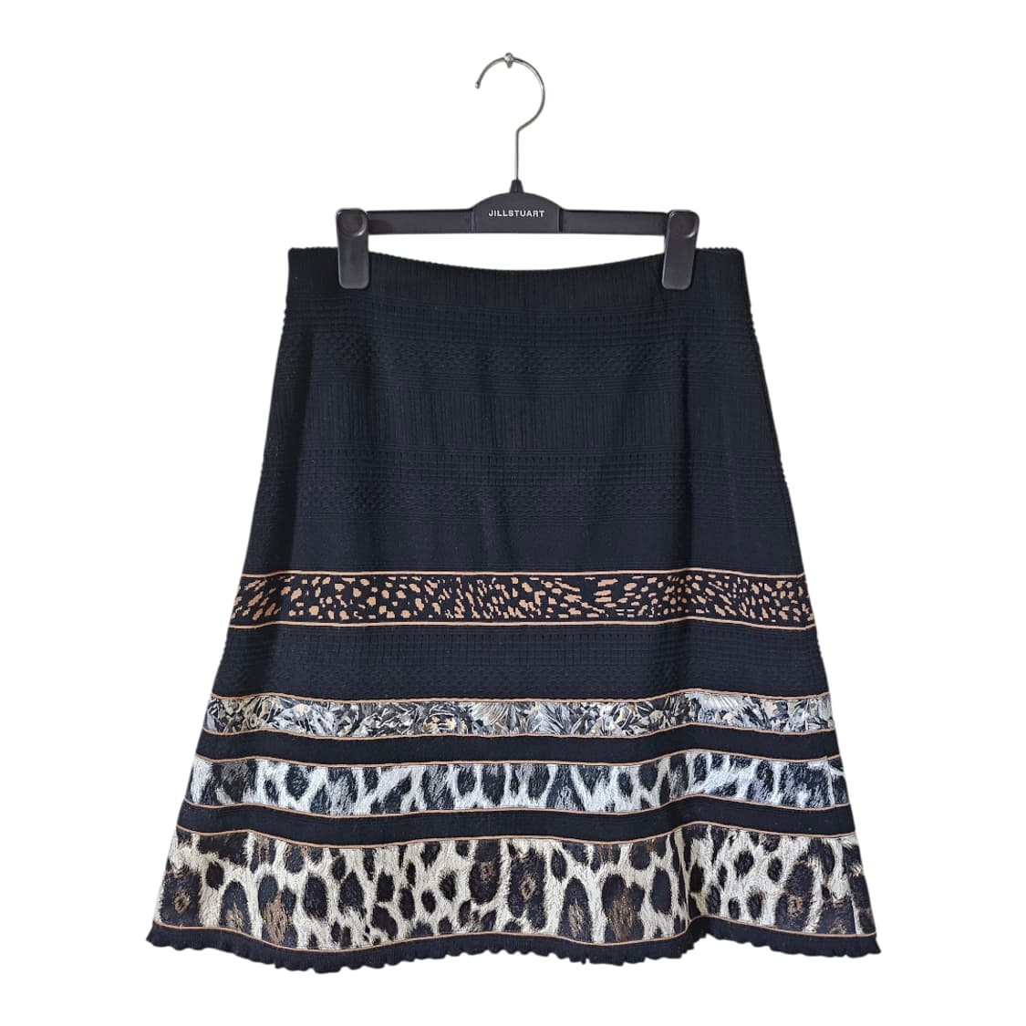 MARCCAIN 마르코카인 니트 스커트 55 | 레오파드 포인트 밴딩 상품이미지2