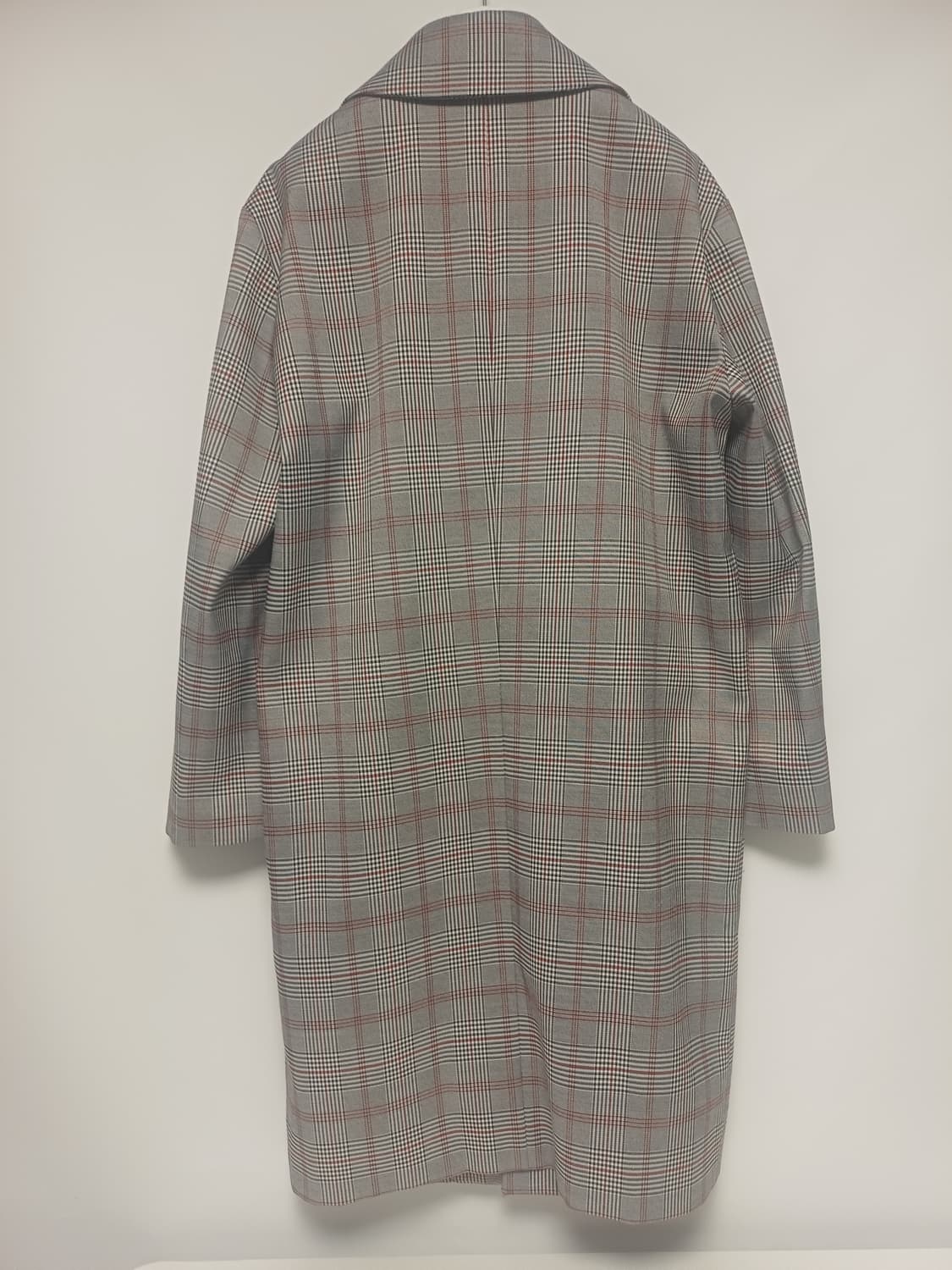 [100] 지오송지오 시그니처 글렌체크 세미오버 롱코트(ZTS20209) 상품이미지2