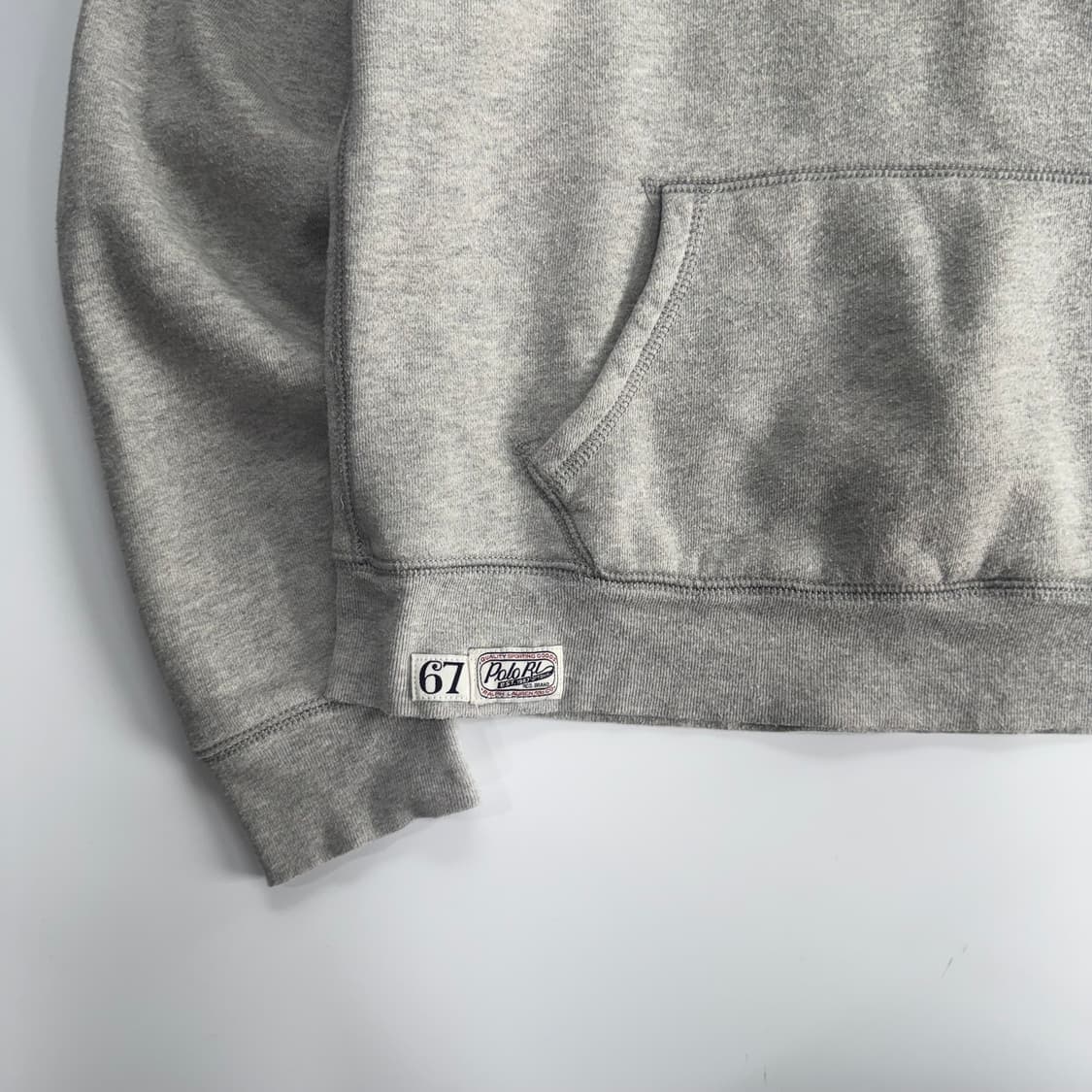 Polo 폴로 네이비 로고 그레이 후드티 상품이미지5