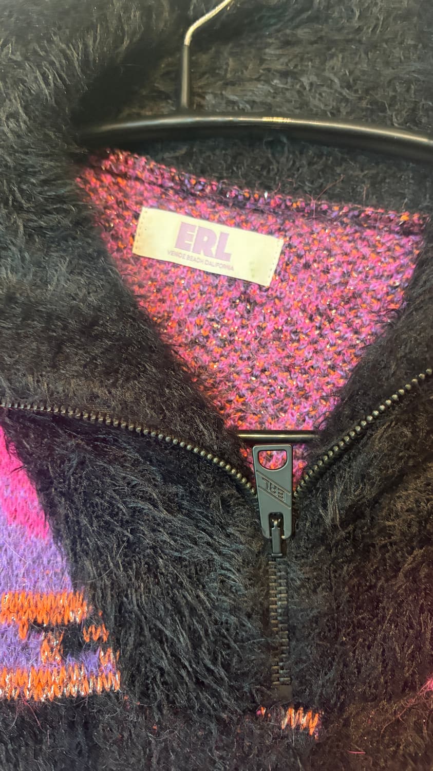 ERL 모헤어 집업 니트 L 사이즈 상품이미지2