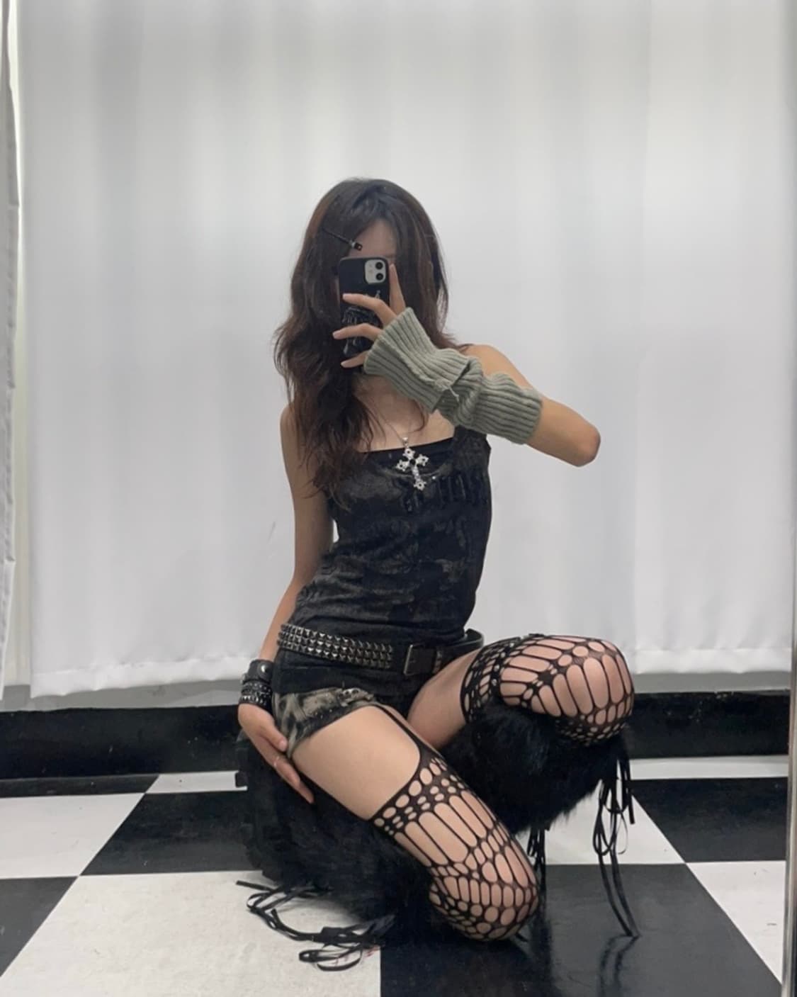 🎸블랙 펑크 슬리브리스🎸 상품이미지3