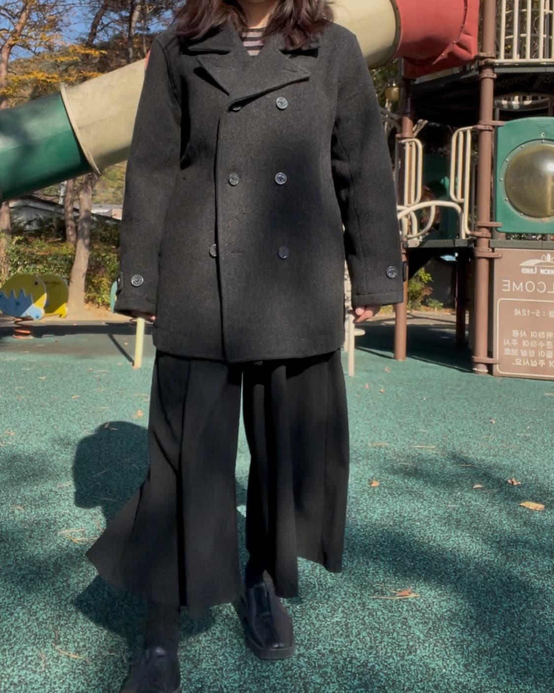 British Quilted Double Coat 상품이미지4