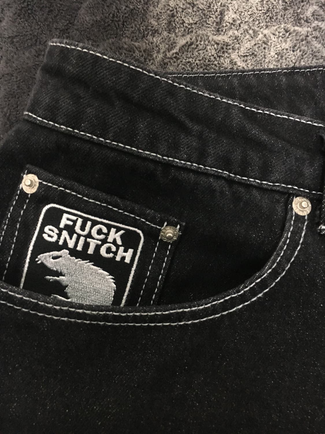 fuckthatnerdshop 퍽댓너드샵 흑청 XL 상품이미지2