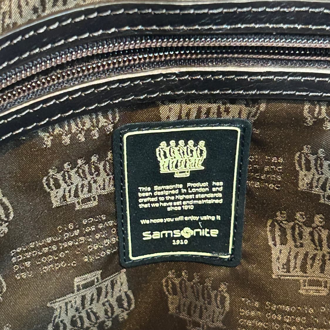 샘소나이트 딥브라운 소가죽 토트백 서류가방 브리프케이스 상품이미지8