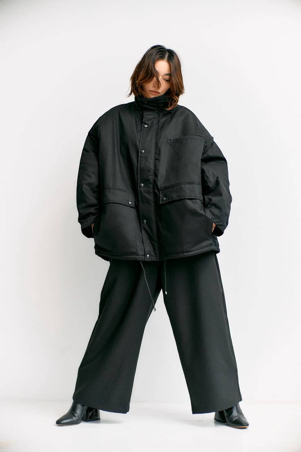 윌리차바리아 나이트 스토커 자켓  블랙 s 상품이미지4