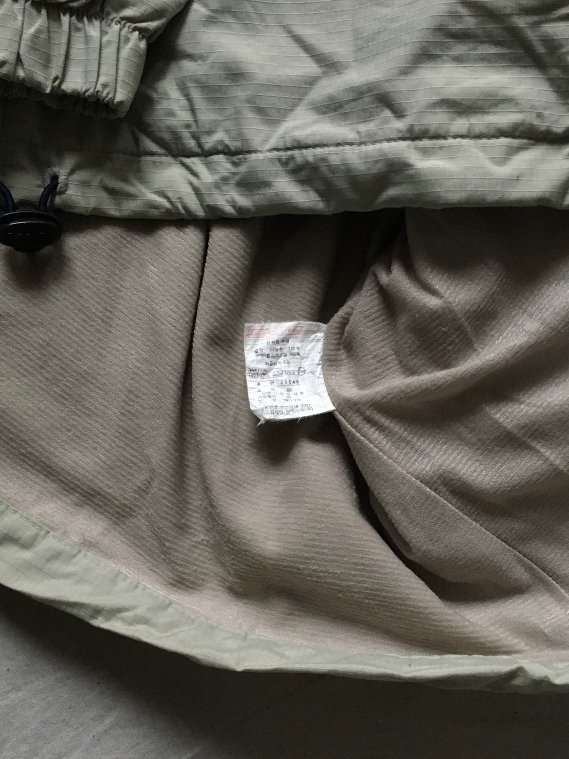 리복 배색 백로고 아노락 상품이미지6