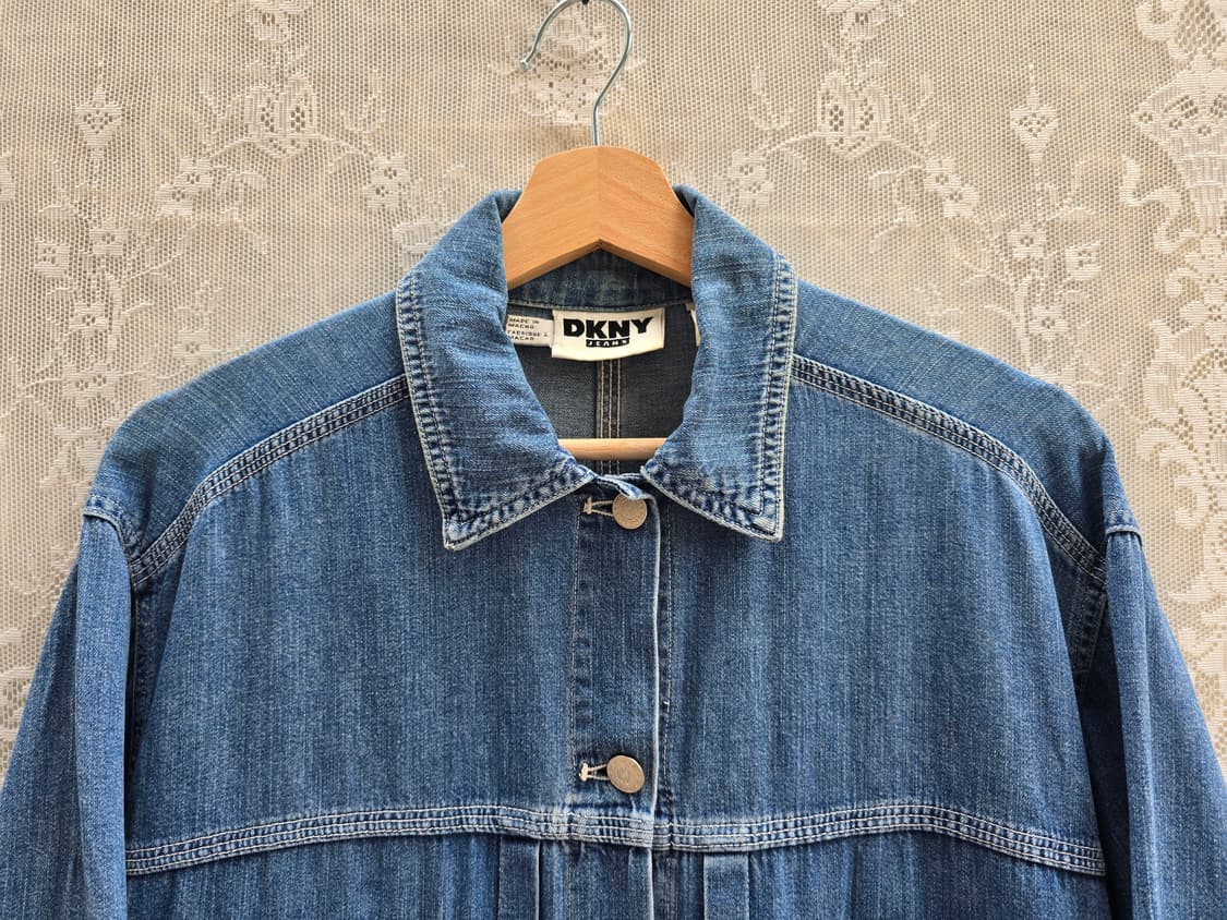 90s DKNY 데님 커버올 상품이미지2