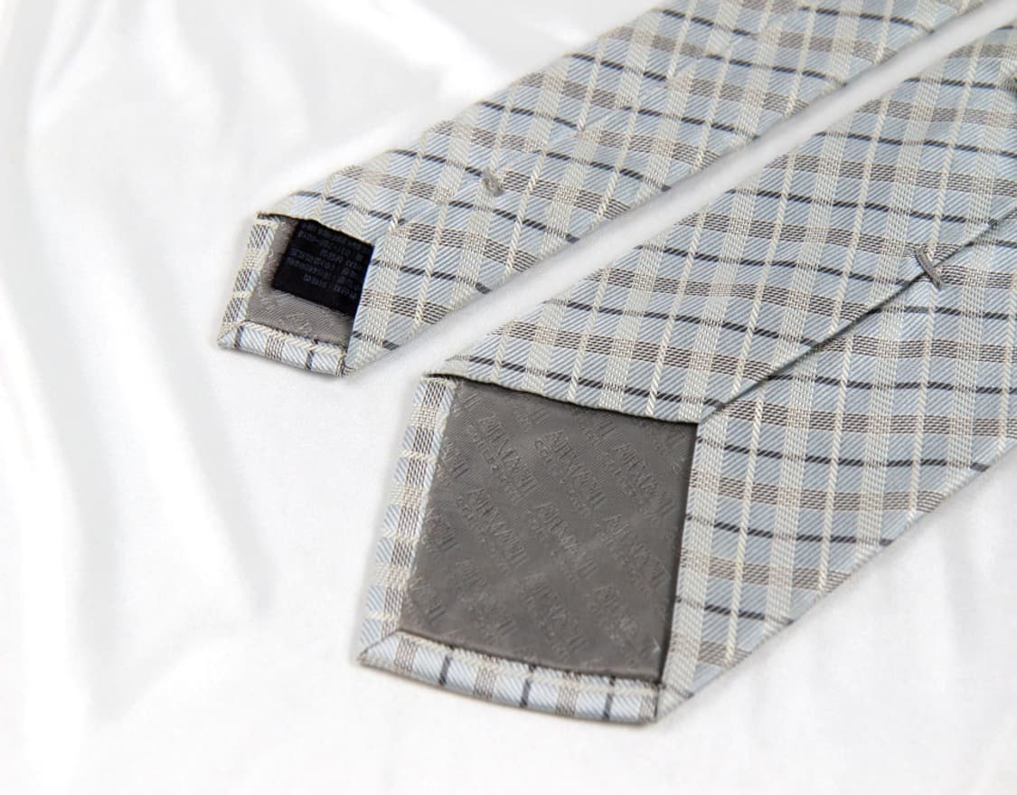 알마니 8.4cm A+등급 남자 명품 넥타이 상품이미지5