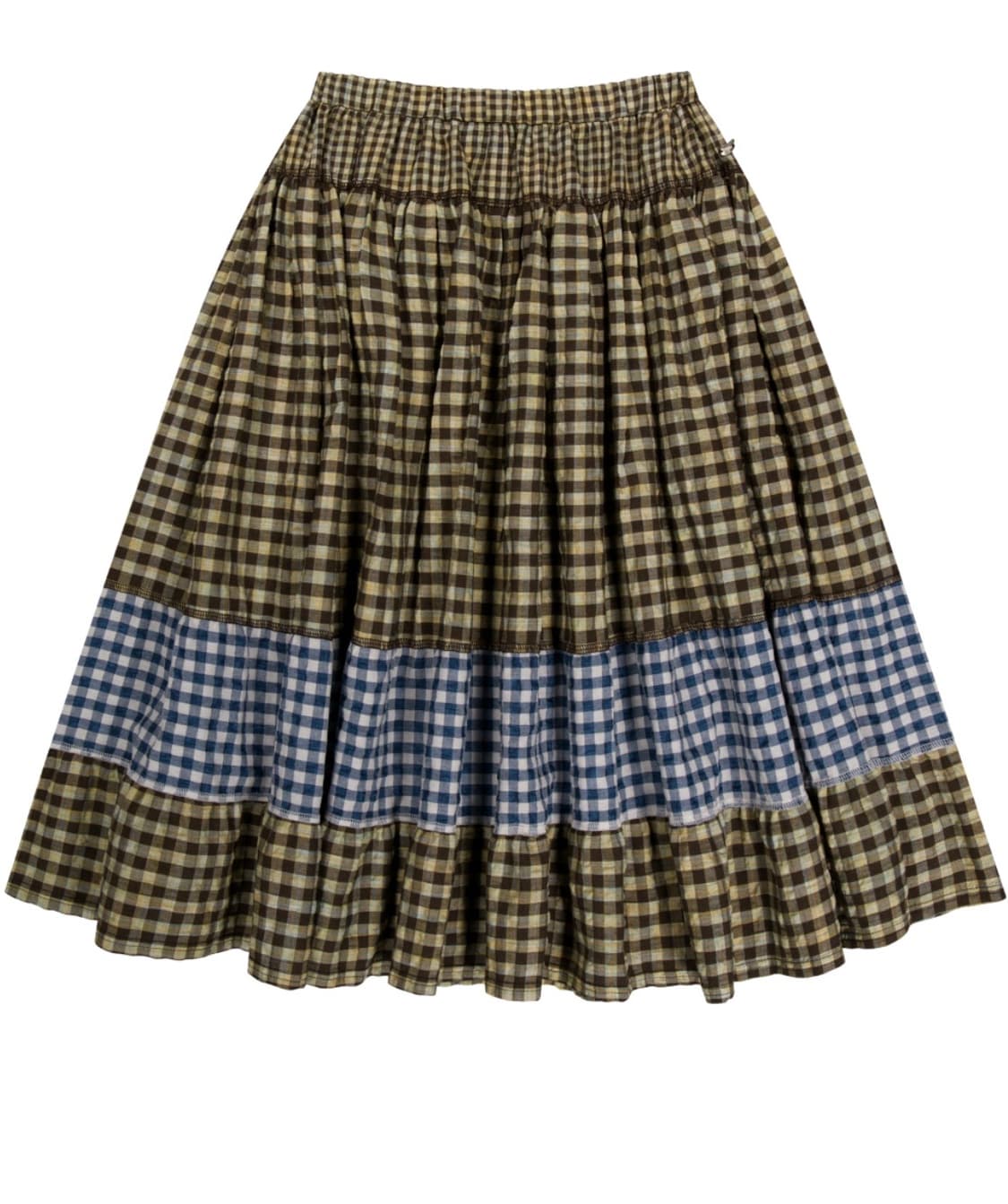 coyseio MORI CHECK SKIRT BROWN 상품이미지1
