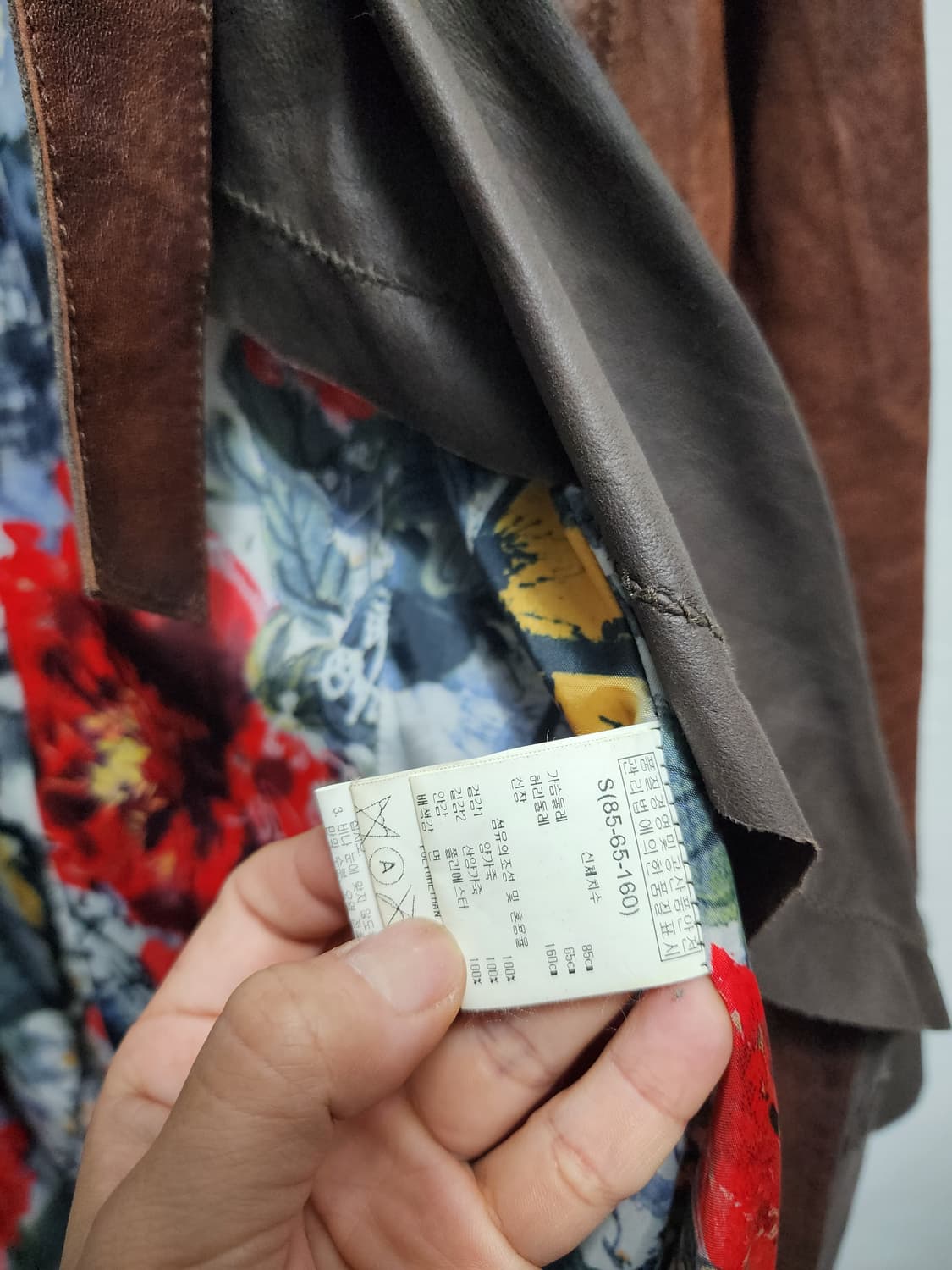 탱커스 산양가죽 보헤미안 히피st 빈티지 레더 코트 상품이미지10