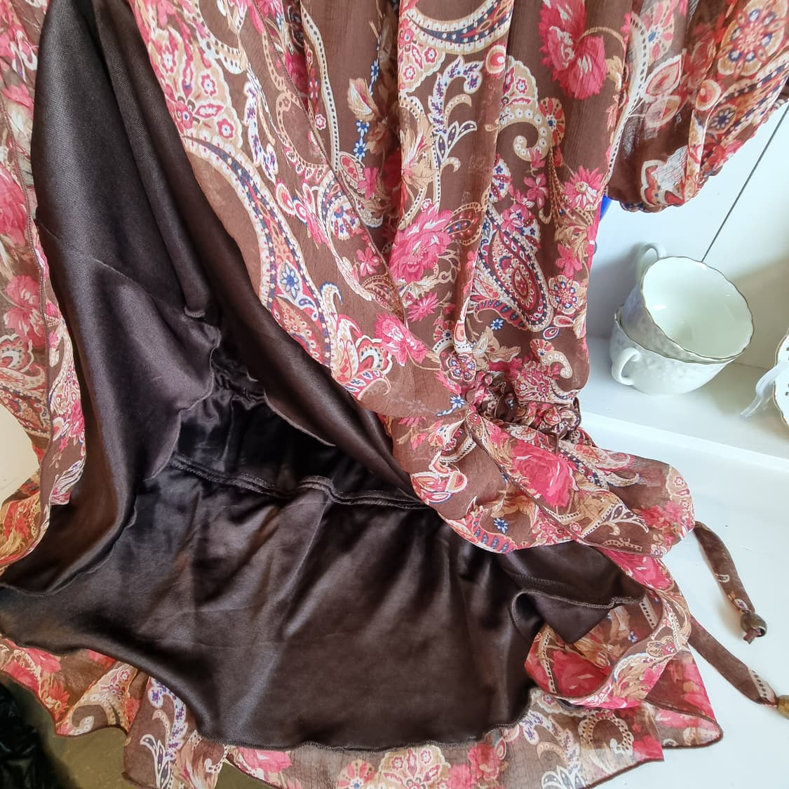 리즈리사(Liz Lisa) 빈티지 페이즐리 시폰 원피스 상품이미지6