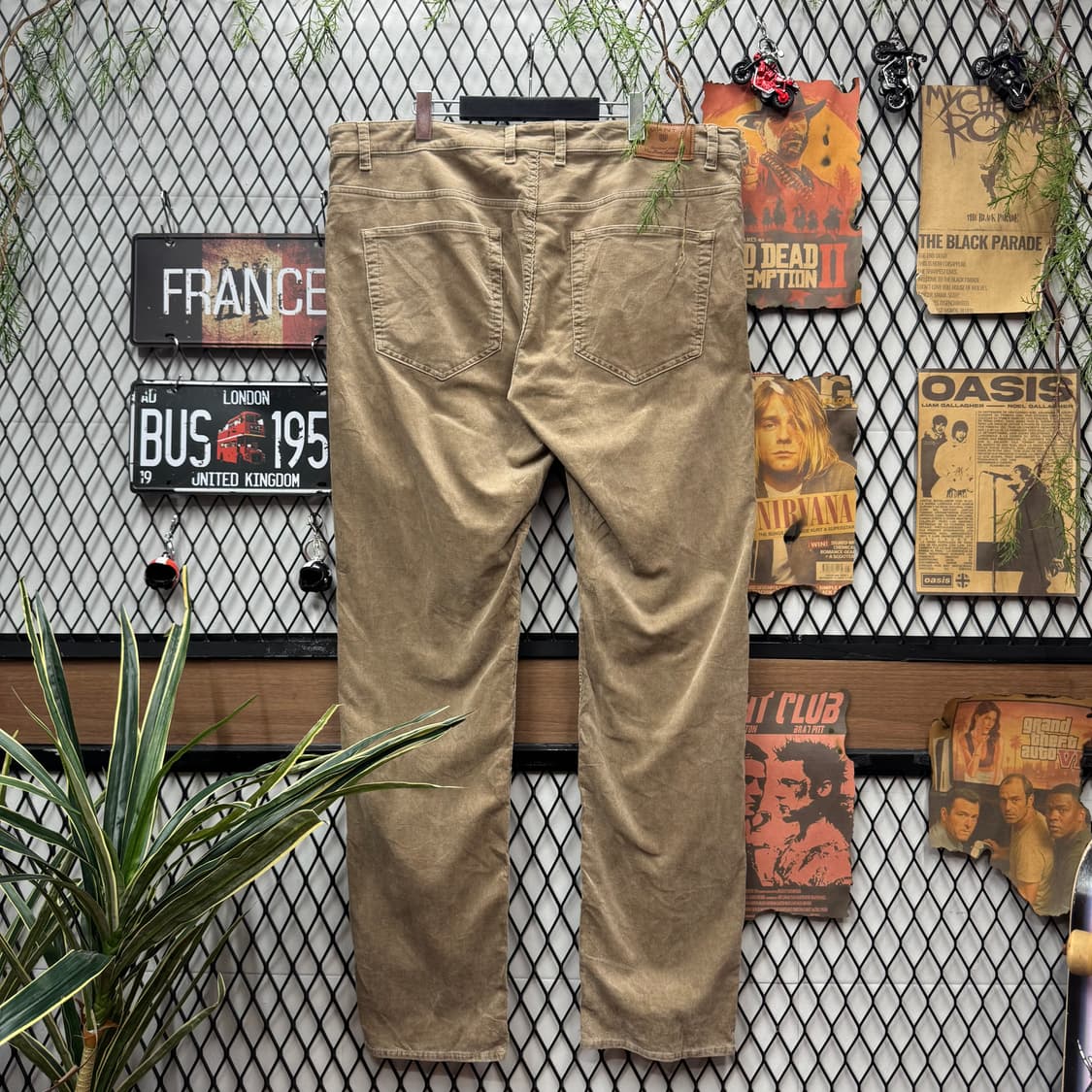 GANT 간트 빈티지 코튼 팬츠 전면 포켓 로고 포인트 베이지 상품이미지2