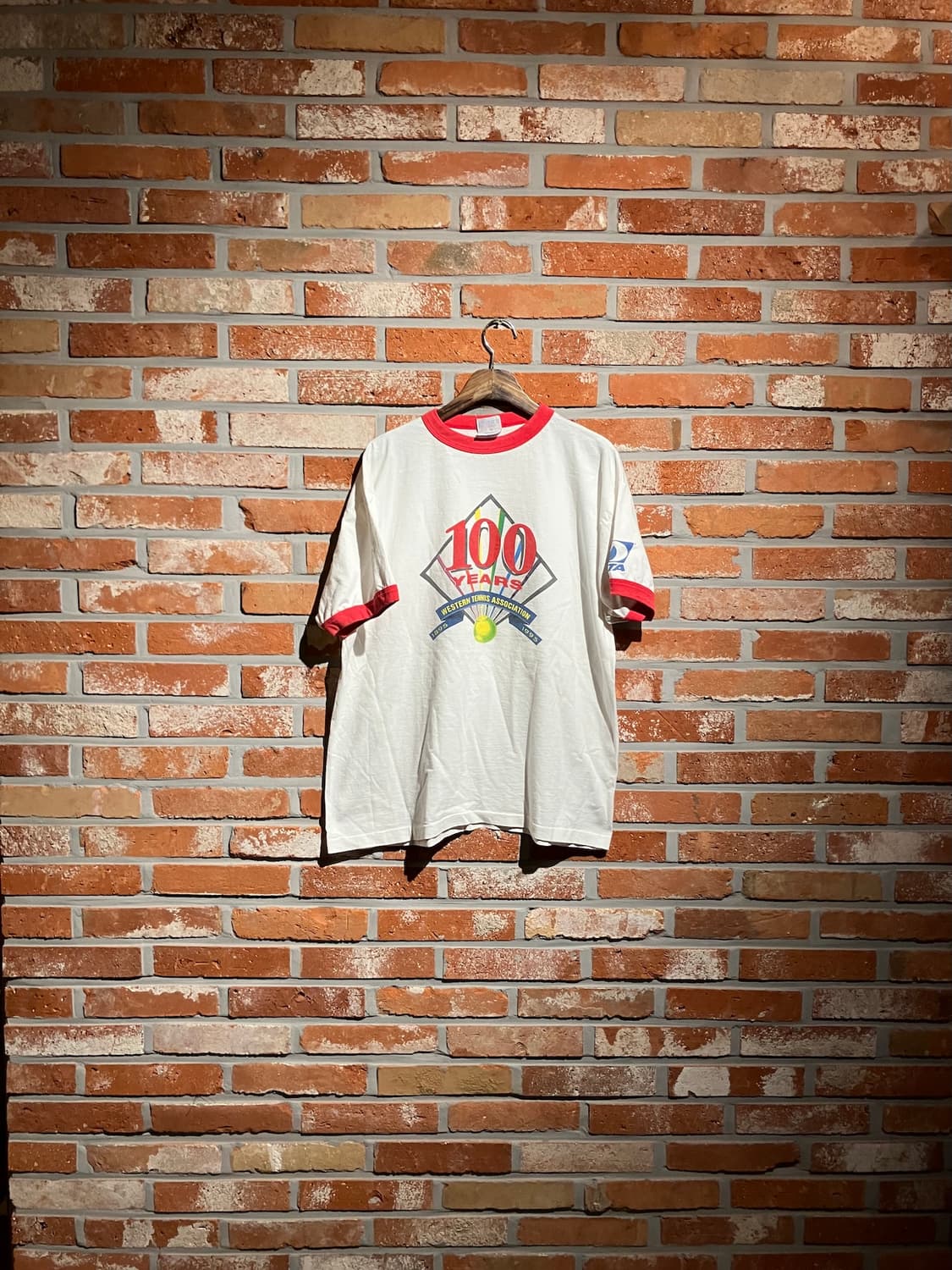 90s USA 빈티지 헤인즈 링거 티셔츠 상품이미지1