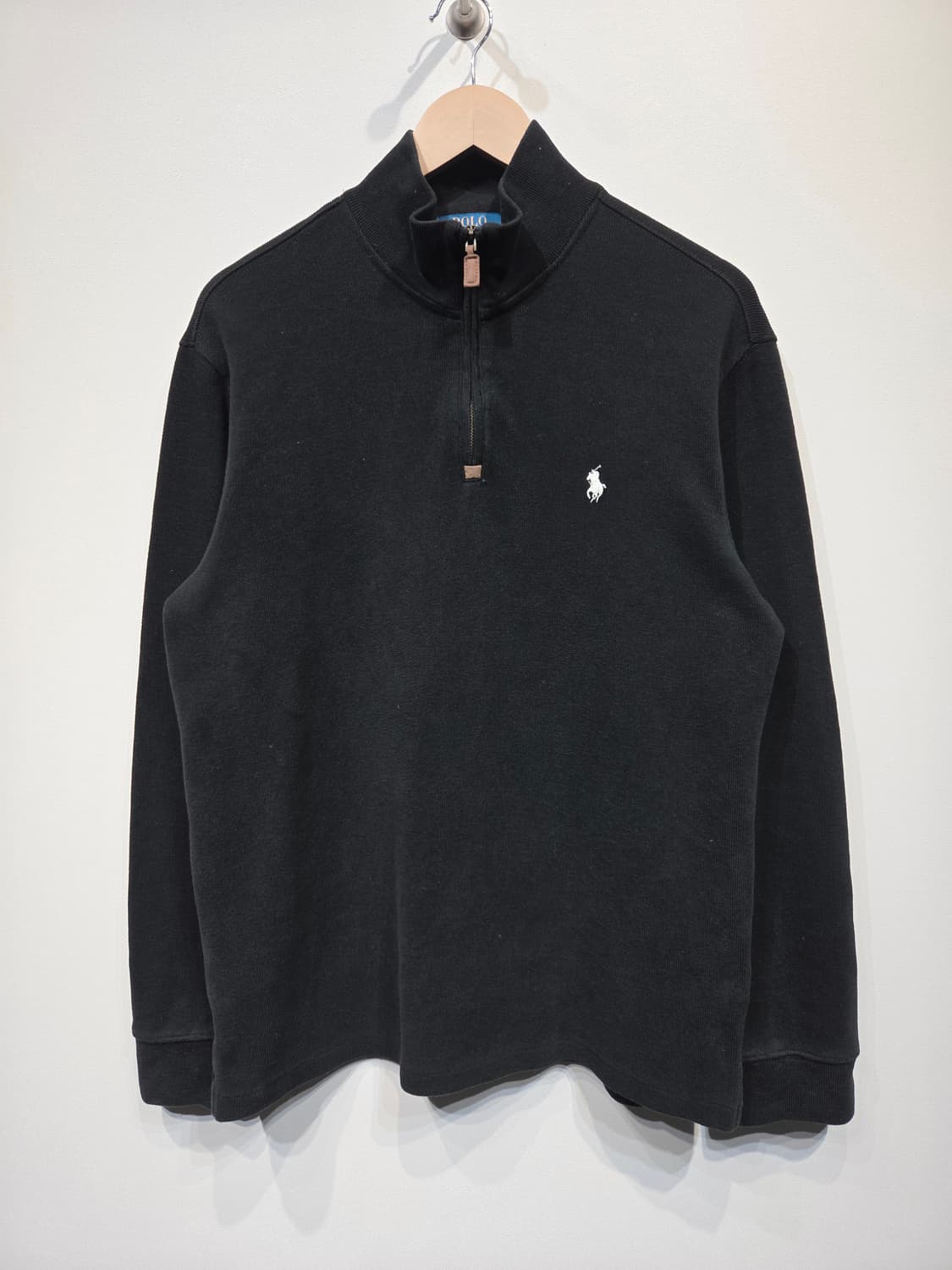 폴로랄프로렌 코튼 하프집업 블랙_L 상품이미지2