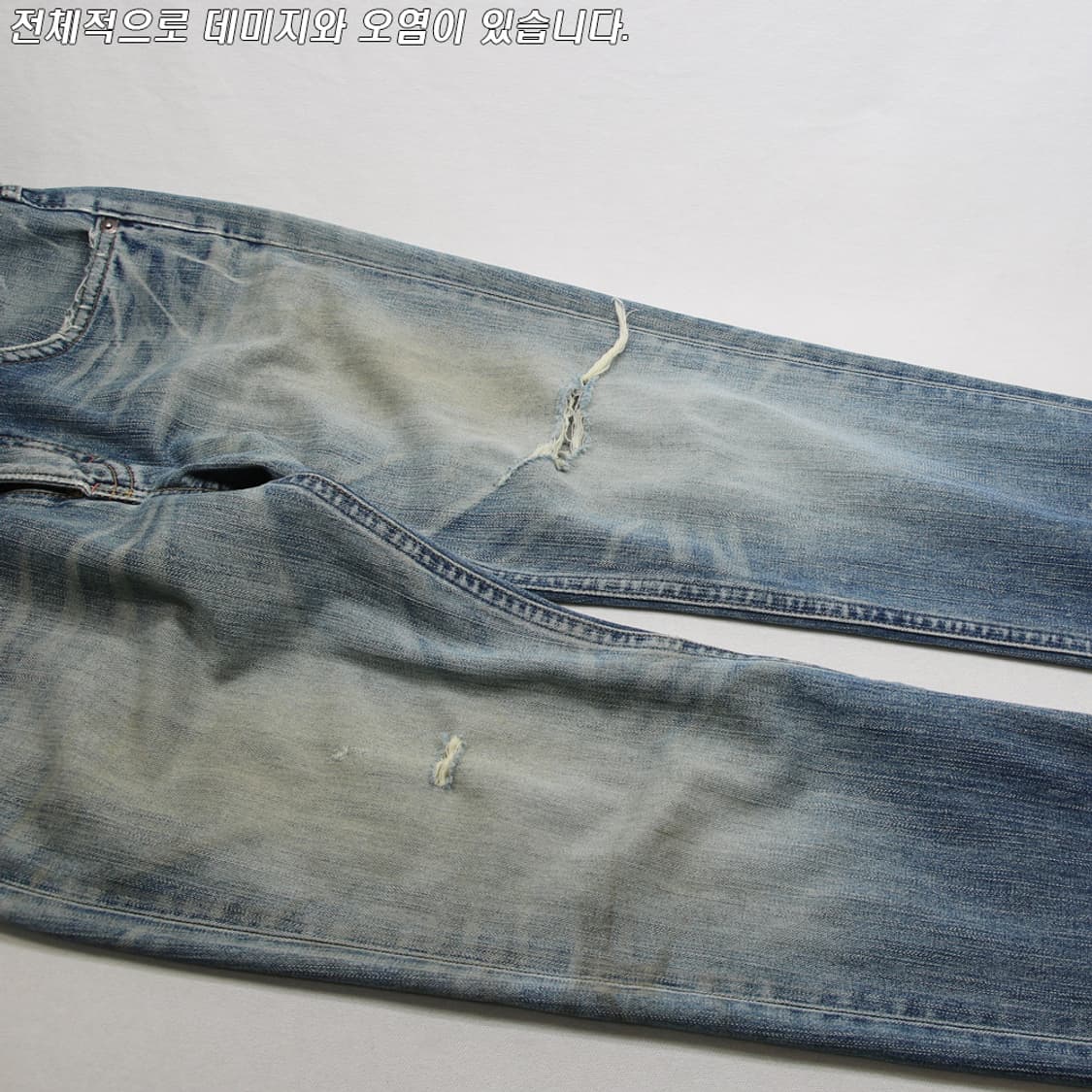 (착용컷) Wrangler 데님 팬츠 (남성용 33.5-34) 상품이미지7
