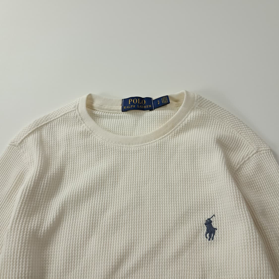 CK244 S 폴로 와플 아이보리 티셔츠 상품이미지2