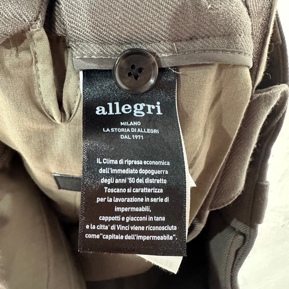 알레그리 울슬랙스 팬츠 32 상품이미지4