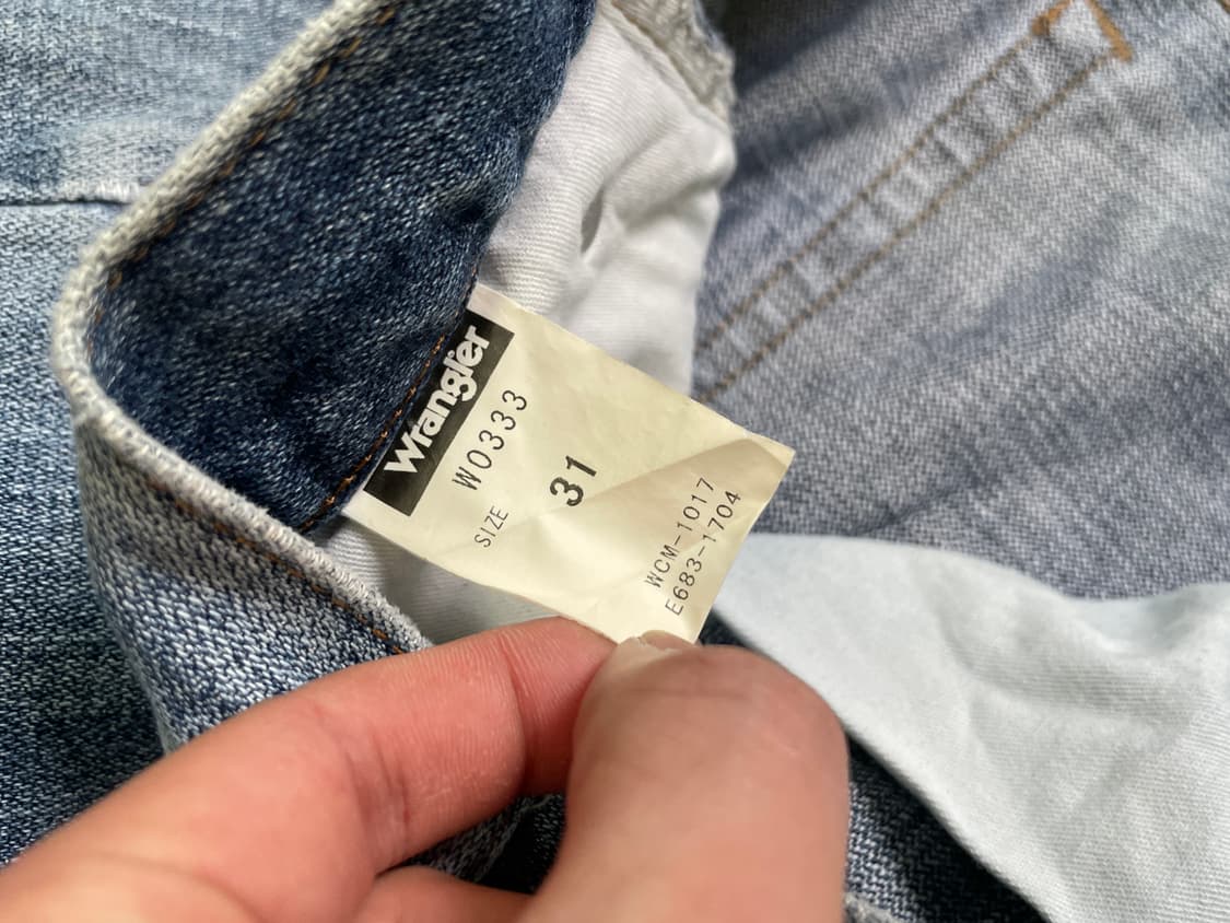 Wrangler 랭글러 W0333 데님팬츠  J04091 상품이미지4